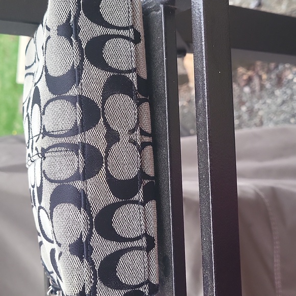 Coach Black and Gray Wristlet - Picture 6 of 9